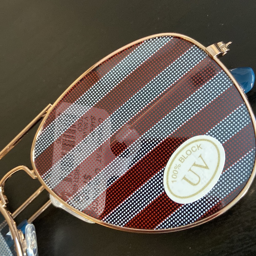 American 🇺🇸 USA flag Aviator❤️💙 Patriot sunglasses Stars and Stripes 4th July - Picture 3 of 9